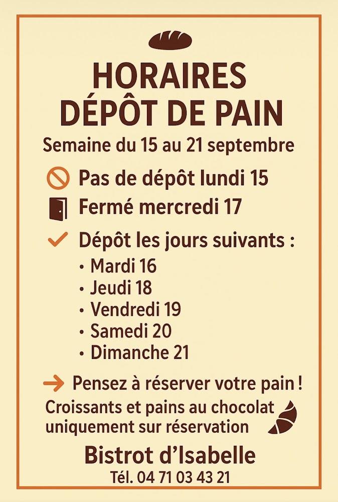 Le Bistrot d'Isabelle - Menu Image 1